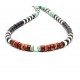 Multicolor heishi necklace - 1