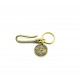 Brass key ring "No Cash Value"