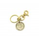 Brass key ring "No Cash Value"