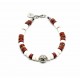 Bracelet Heishi Coral Tiki
