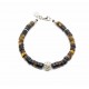 Bracelet Heishi Tiger eye Tiki