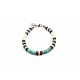 Bracelet Heishi Jaspe, Larvikite et Howlite