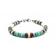 Bracelet Heishi Jaspe, Larvikite et Howlite