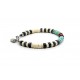 Bracelet Heishi Jaspe, Larvikite et Howlite