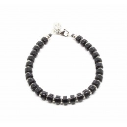 Bracelet mini Heishi Onyx