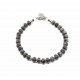 Mini Heishi Larvikite bracelet