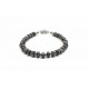 Bracelet mini Heishi Larvikite