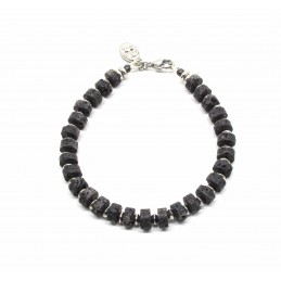 Bracelet mini Heishi Pierre de lave