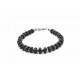 Mini Heishi Lava stone bracelet