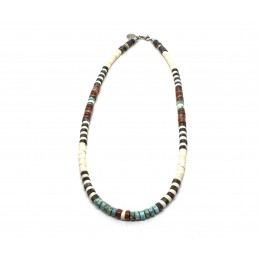 Collier heishi multicolor - 2