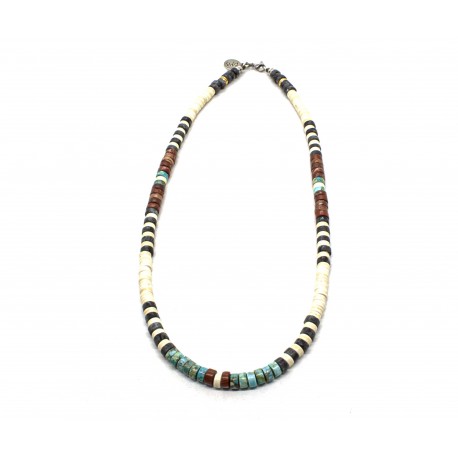 Collier heishi multicolor - 2