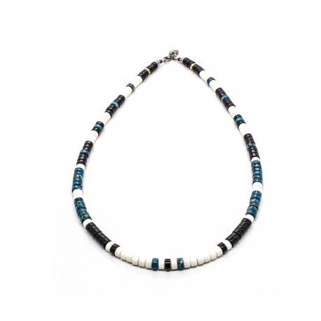 Collier heishi multicolor 3