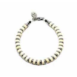 Heishi Ivory Howlite bracelet