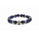 Bracelet blue tiger eye Tiki