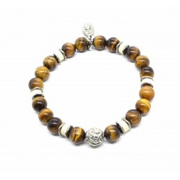 Bracelet tiger eye Tiki