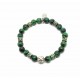 Bracelet green tiger eye Tiki