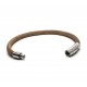 Bracelet cuir rond Naturel