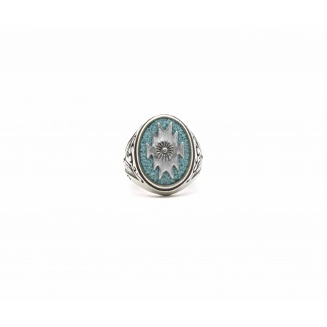 Bague sable Turquoise southwestern