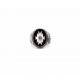 Southwestern black enamel ring