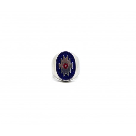 Southwestern signet ring Lapis Lazuli