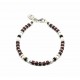 Mini heishi Jasper and Onyx bracelet