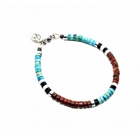 Bracelet mini Heishi Jaspe