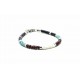 Bracelet mini Heishi Onyx, Magnesite et Jaspe