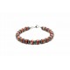 Bracelet Heishi Jaspe rouge