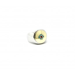 Bague ronde southwestern