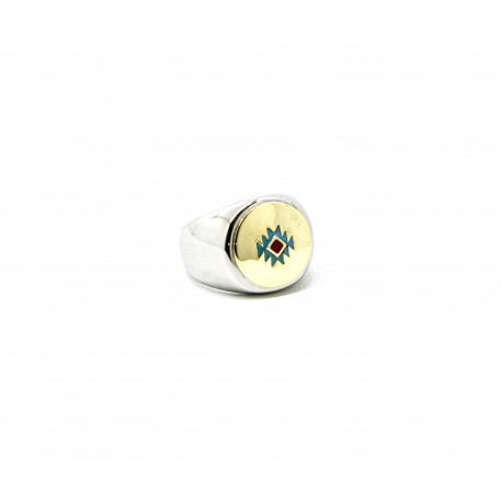 Bague ronde southwestern