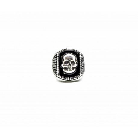 Chevaliere vintage skull