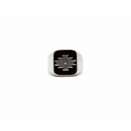 Southwestern square ring black