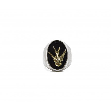 Signet ring "Sparrow"Brass