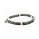 Bracelet Heishi Turquoise Impérial & Corail