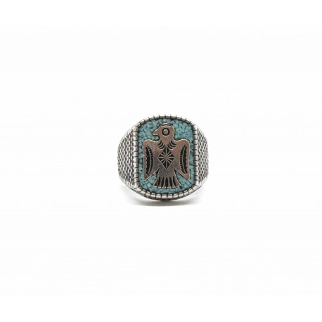 Vintage signet ring Thunderbird