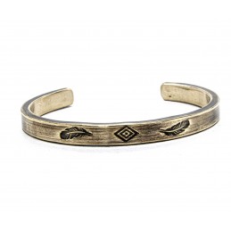 Native style brass bracelet