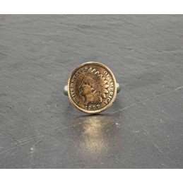 Bague Indian Head cent