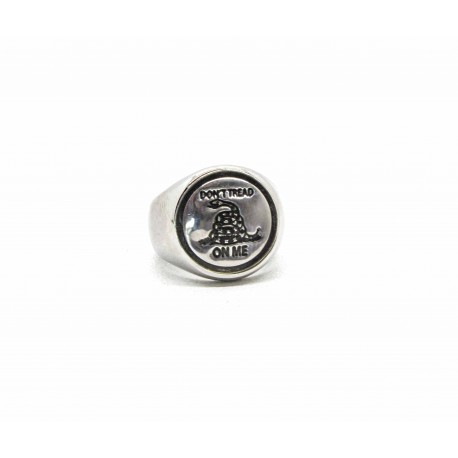 Signet ring "Don't Tread On Me"