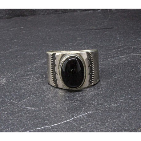 Bague Onyx Oval Argent 925
