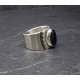 Bague Onyx Oval Argent 925