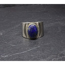 Bague Lapis Lazuli Oval Argent 925