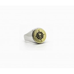 Skull compass ring