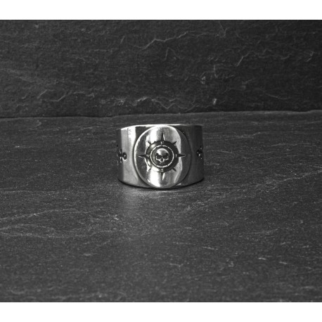 Ring 925 silver "Skull Compass"